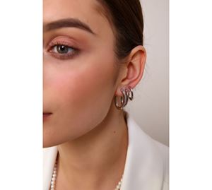  Sadie & Ava Jewels - Γυναικεία Σκουλαρίκια 3 τμχ Ava Collection 2025