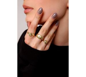 Jewels Collection - Γυναικεία Δαχτυλίδια 3 τμχ Aurrari Jewels Collection