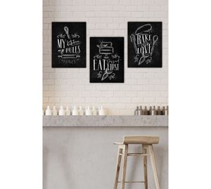 Wall Decoration Wall Decoration - Διακοσμητικός Πίνακας 3 Τεμ. Wallity