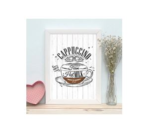 Home Deco - Διακοσμητικός Πίνακας Mdf Με Κορνίζα Kalune Design Home Deco