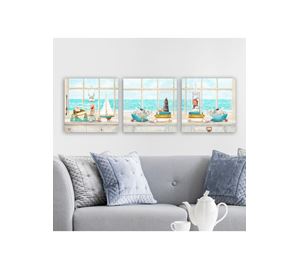 Home Deco - Διακοσμητικός Καμβάς 3 Τεμ. Kalune Design Home Deco