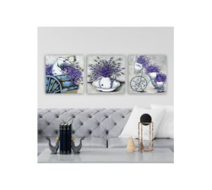 Home Deco Home Deco - Σετ Διακοσμητικός Πίνακας Καμβάς 3 τμχ Kalune Design