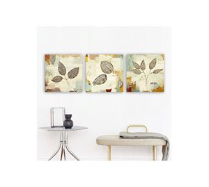 Home Deco - Σετ Διακοσμητικός Πίνακας Καμβάς 3 τμχ Kalune Design Home Deco