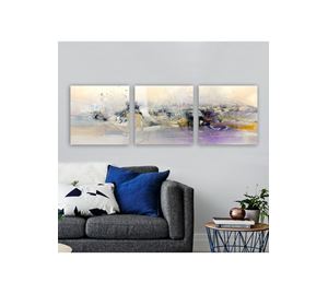 Home Deco - Σετ Διακοσμητικός Πίνακας Καμβάς 3 τμχ Kalune Design Home Deco