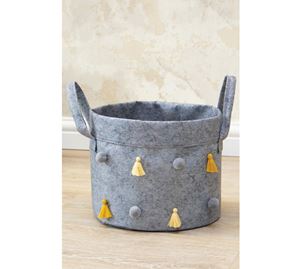 Home Deco - Καλάθι Από Τσόχα Kalune Design Home Deco