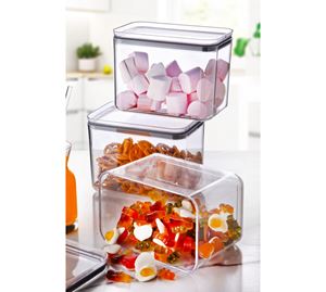 Kitchen Offers - Σετ Κουτιών Αποθήκευσης 3 τμχ Hermia Kitchen Offers