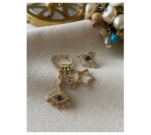 Jewels Shop - Γυναικεία Σκουλαρίκια 2 τμχ Solyn Jewels Shop