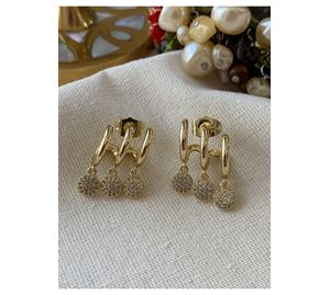 Jewels Shop - Γυναικεία Σκουλαρίκια 2 τμχ Solyn Jewels Shop