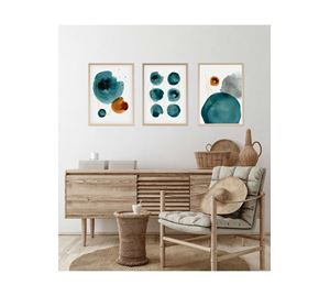 Home Bazaar Vol.1 - Σετ Διακοσμητικοί Πίνακες 3 Τεμ. Kalune Design Home Bazaar Vol.1