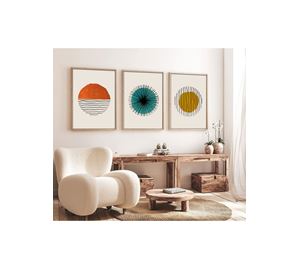 Home Deco - Σετ Διακοσμητικοί Πίνακες 3 Τεμ. Kalune Design Home Deco