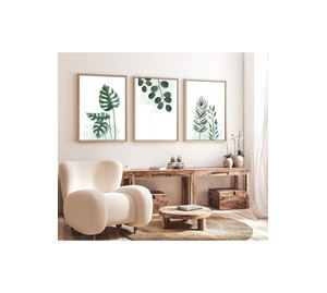 Wall Decoration - Σετ Διακοσμητικοί Πίνακες 3 Τεμ. Wallity