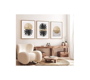 Home Deco - Σετ Διακοσμητικοί Πίνακες 3 Τεμ. Kalune Design Home Deco