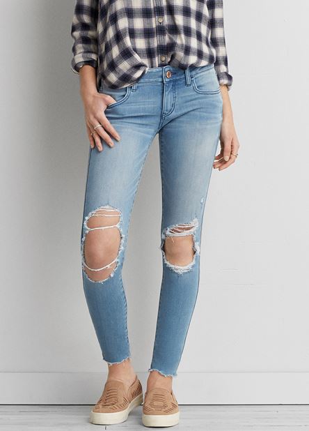 Γυναικείο Παντελόνι American Eagle με σκισίματα