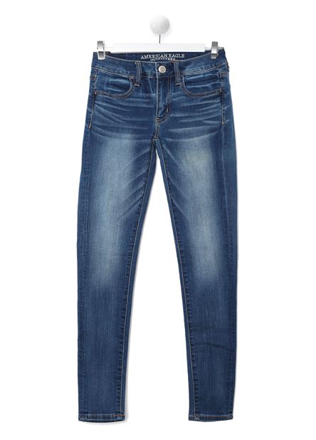 Γυναικείο σκούρο μπλε Παντελόνι American Eagle