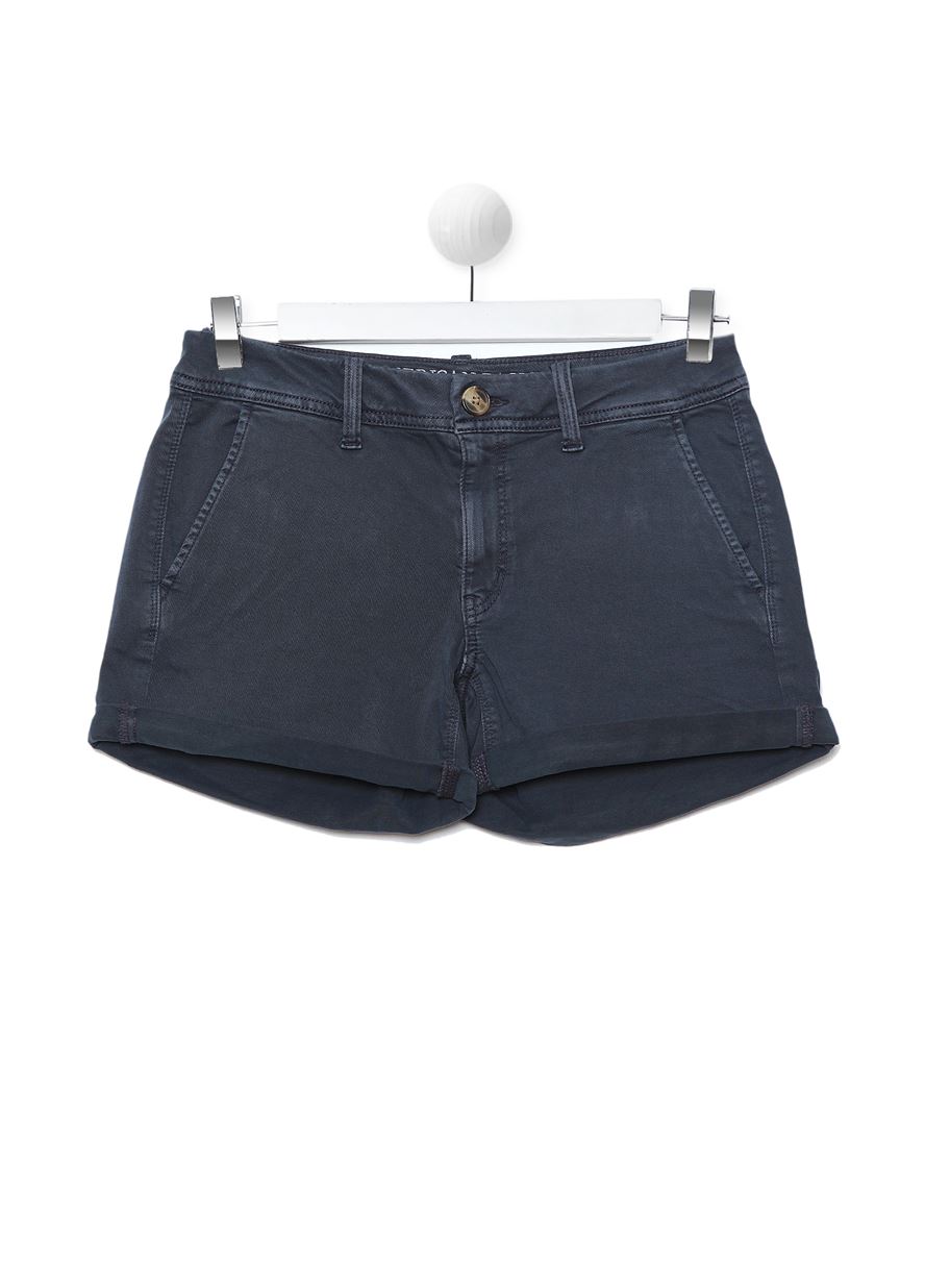 Γυναικείο Σορτς American Eagle μπλε χρώμαφωτογραφία1