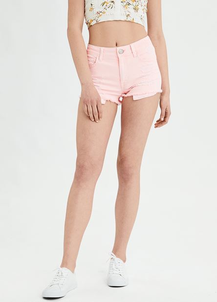 Γυναικείο Σορτς American Eagle κοραλί χρώμα