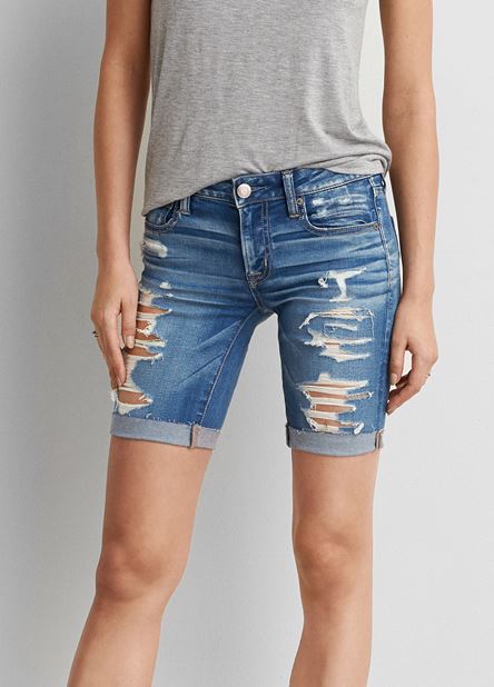 Γυναικείο Σορτς American Eagle σε ίντιγκο χρώμα