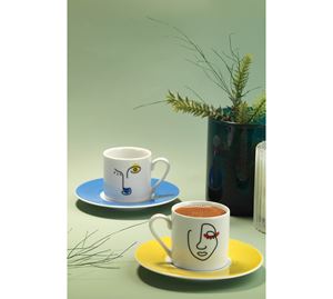 Home Bazaar Vol.2 - Σετ Κούπες Καφέ 4 Τεμ. Heritage
