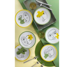 Home Bazaar Vol.2 - Σετ Πιάτο Επιδόρπιο 6 Τεμ. Heritage