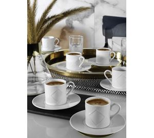 Kitchen Offers - Σετ Φλιτζάνια Καφέ 12 Τεμ. Hermia Kitchen Offers