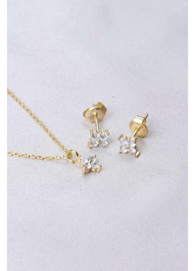 Γυναικείο Σετ  Κολιέ & Σκουλαρίκια Glint