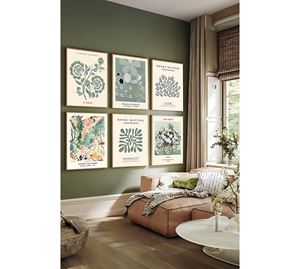 Wall Decoration - Διακοσμητική Ζωγραφική Με Πλαίσιο Από MDF 3 Τεμ. Wallity