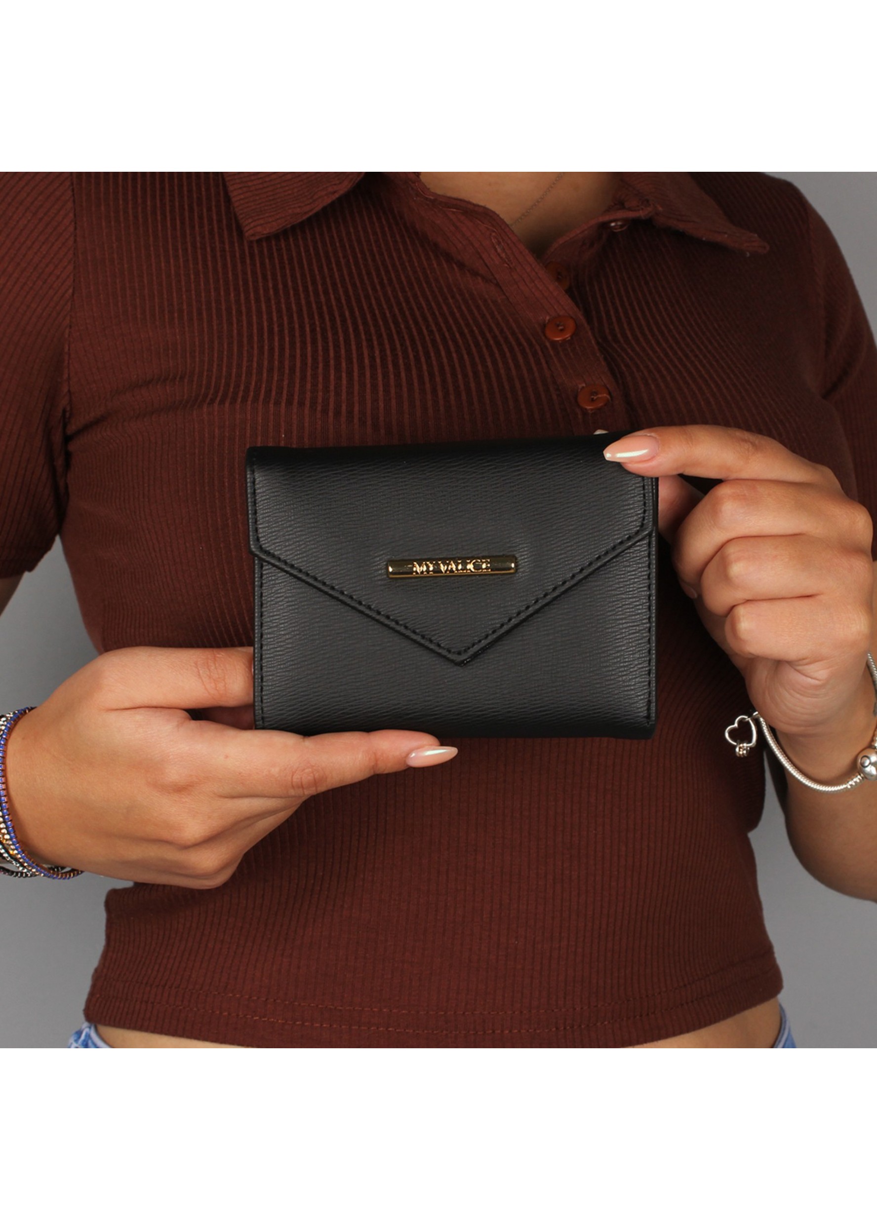 Accessories Shop Accessories Shop - Γυναικείο Δερμάτινο Πορτοφόλι/Θήκη Καρτών Myvalice