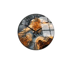 Wall Clock - Διακοσμητικό Γυάλινο Ρολόι Τοίχου Wallexpert Wall Clock