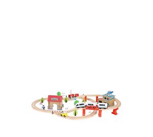 Time To Play - Ξύλινος Συναρμολογούμενος Σιδηρόδρομος Kruzzel