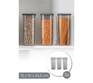 Kitchen Offers - Σετ Κουτάκια Αποθήκευσης 3 τμχ Hermia Kitchen Offers