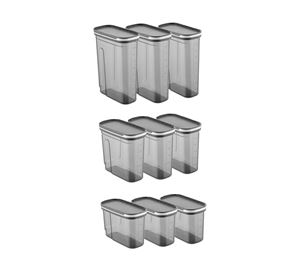 Kitchen Offers - Σετ Κουτάκια Αποθήκευσης 9 τμχ Hermia Kitchen Offers