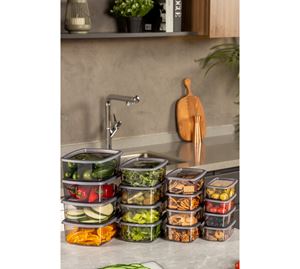 Kitchen Offers - Σετ Κουτιά Αποθήκευσης 16 τμχ Hermia Kitchen Offers