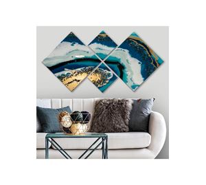 Home Deco - Διακοσμητικός Πίνακας Mdf 4 Τεμ. Kalune Design Home Deco