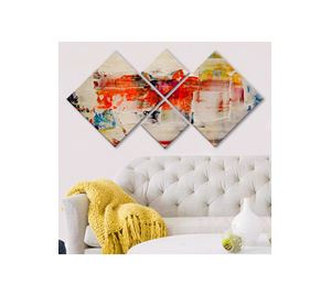 Home Deco Home Deco - Διακοσμητικός Πίνακας Mdf 4 Τεμ. Kalune Design
