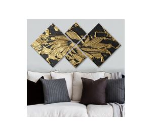 Home Deco - Διακοσμητικός Πίνακας Mdf 4 Τεμ. Kalune Design Home Deco