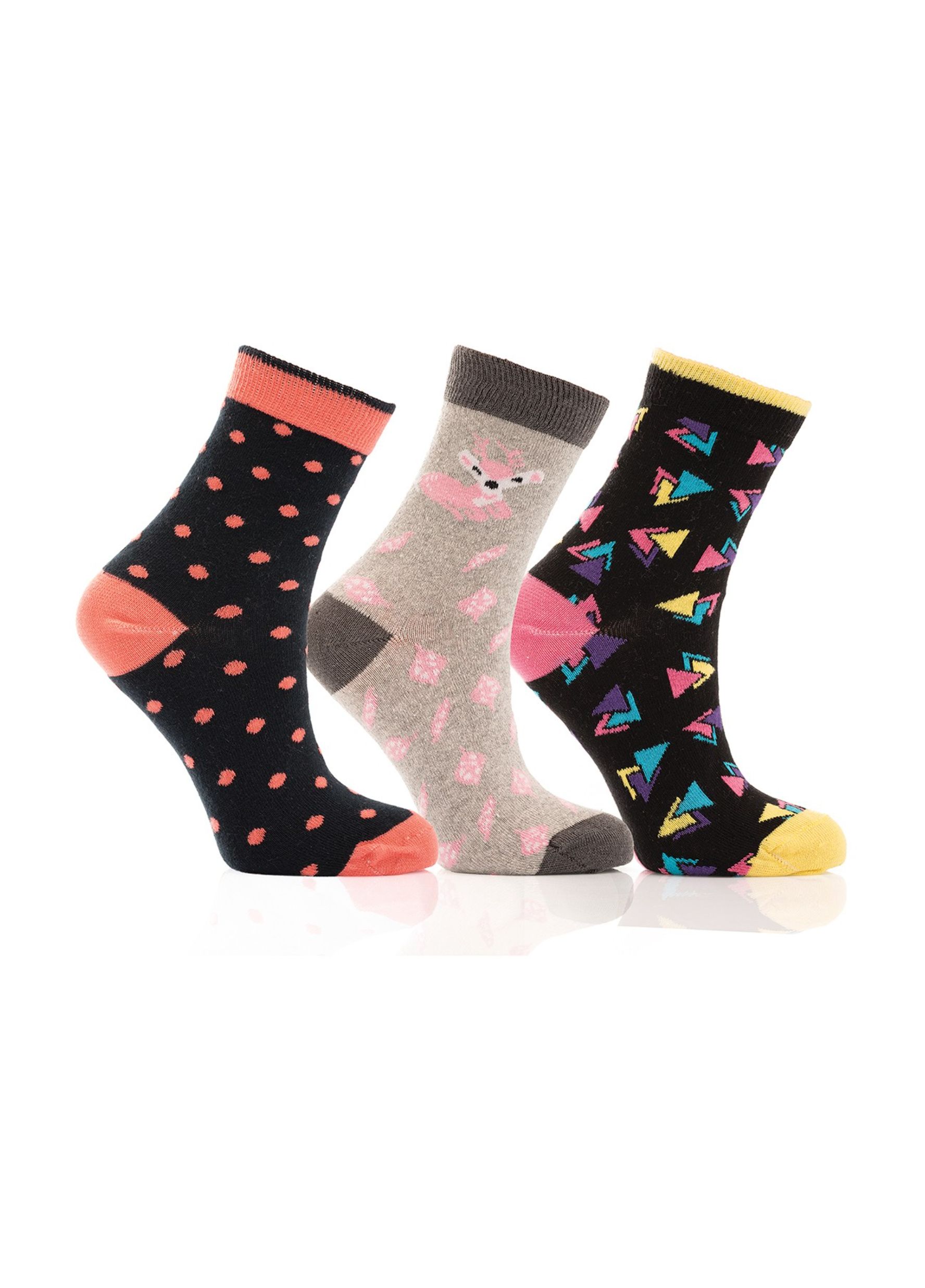 Miorre Fashion Miorre Fashion - Σετ Γυναικείες Κάλτσες 3τμχ Miorre