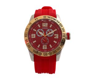 Jewels & Watches Bazaar - Ανδρικό κοραλί Ρολόι ANGEL
