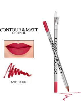 Contour & Matte Lip Pencil 05 Ruby