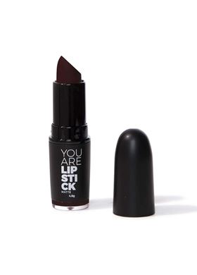 Matte lipstick violet