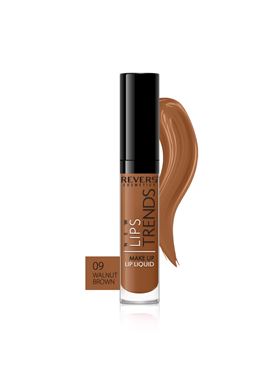LIP TRENDS LIQUID LIPSTICK 9 WALNUT BROWN