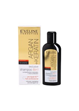 EVELINE ARGAN + KERATIN EXCLUSIVE SHAMPOO 8IN1 150 ML