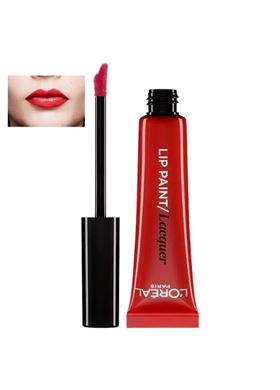 Loreal Paris Infallible Lip Paint Lacequer 105 Red Fiction