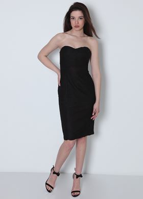 Γυναικείο Φόρεμα MAKI PHILOSOPHY μαύρο χρώμα