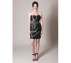 Mega Bazaar - Γυναικείο Φόρεμα MAKI PHILOSOPHY πράσινο χρώμα