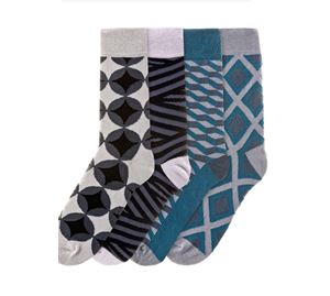 Black & Parker Socks - Ανδρικό Σετ Κάλτσες Red Screes Black & Parker Socks