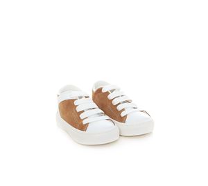 Babywalker – Παιδικά Sneakers BABYWALKER ταμπά λευκό
