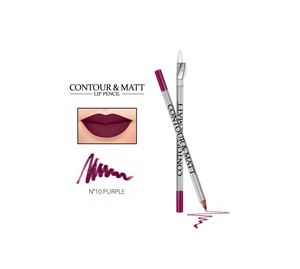 Beauty Clearance - Contour Matt Lip Pencil 10 Purple