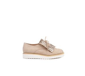 Migato Vol.3 - Γυναικεία μπεζ Suede Oxford MIGATO
