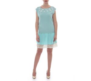 Fracomina & More - Γυναικείο Φόρεμα FRACOMINA χρώμα σιέλ