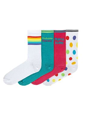 Γυναικείο Σετ Κάλτσες 4 τμχ Funky Steps